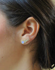 Vivian Grace Jewelry Earrings Opalite Topaz Ear Climbers