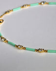 Vivian Grace Jewelry Necklace Enamel Crystal Station Necklace