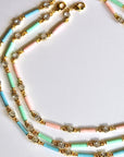 Vivian Grace Jewelry Necklace Enamel Crystal Station Necklace