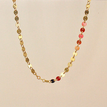 Vivian Grace Jewelry Necklace Gold 4mm Gold-Filled Disc Necklace