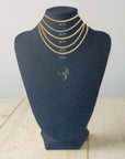 Vivian Grace Jewelry Necklace Gold Cora Satellite Choker