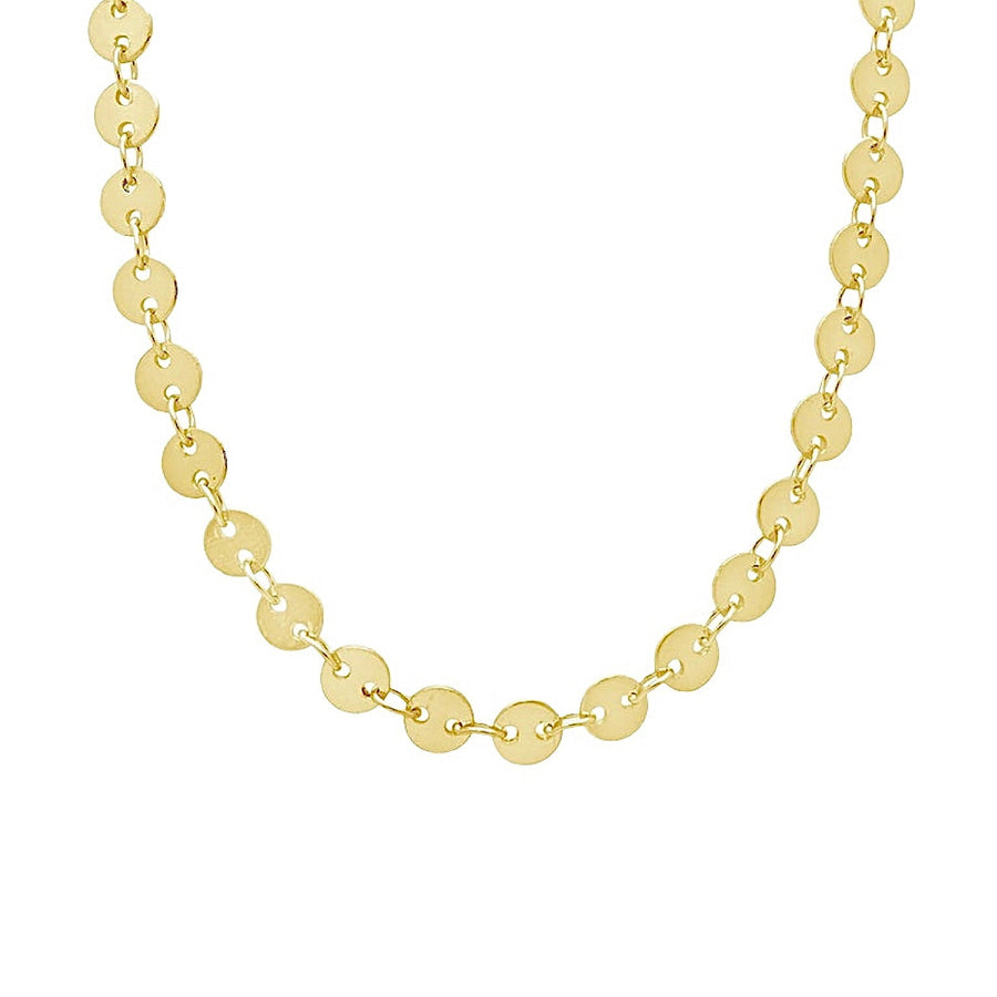 Vivian Grace Jewelry Necklace Gold Gold Filled Disc Necklace