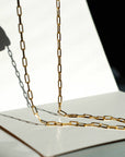 Vivian Grace Jewelry Necklace Gold Gold Filled Paperclip Chain Necklace