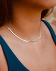 Vivian Grace Jewelry Necklace Gold Gold Filled Snake Chain Necklace