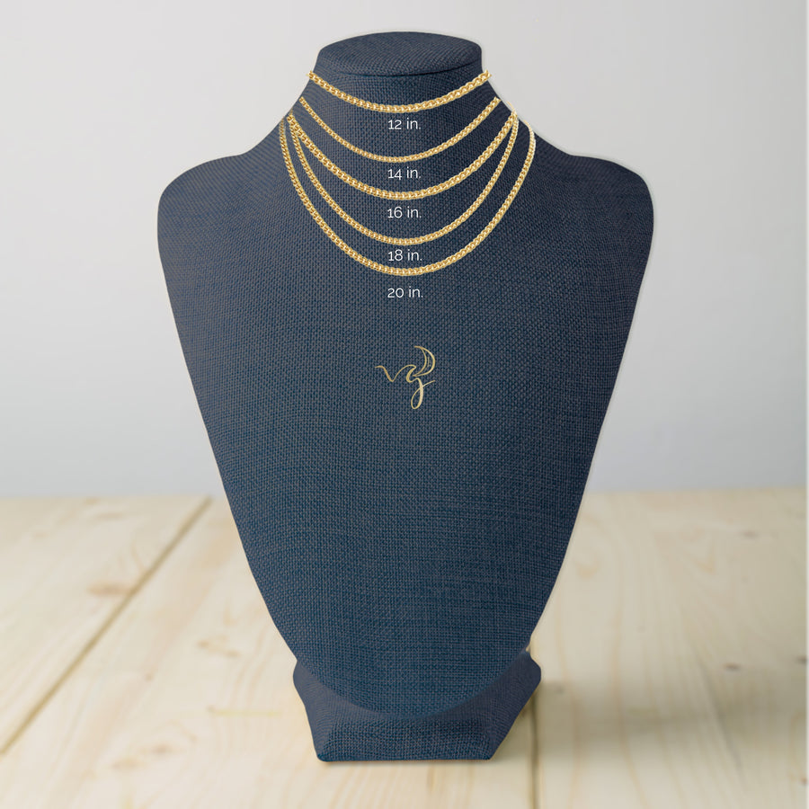 Vivian Grace Jewelry Necklace Gold Petite Rasberry Crystal Baguette Necklace