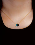 Vivian Grace Jewelry Necklace Ocean Blue Skye Necklace