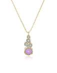 Vivian Grace Jewelry Necklace Opalite Topaz Cluster Pendant Necklace