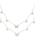 Vivian Grace Jewelry Necklace Pave Butterfly Necklace