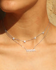 Vivian Grace Jewelry Necklace Pave Star Choker