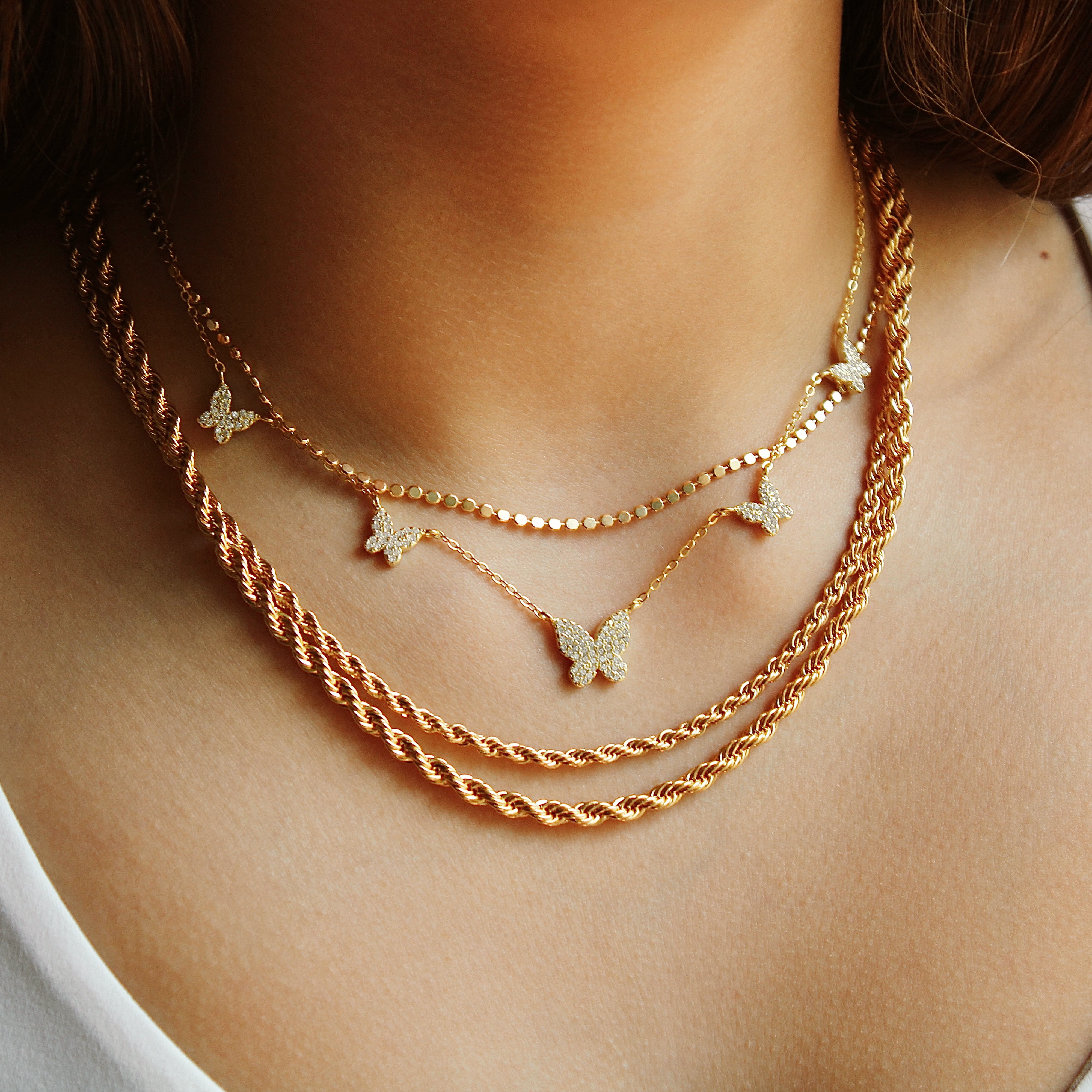 Vivian Grace Jewelry Necklace Roped Chain Necklace