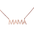 Vivian Grace Jewelry Necklace Rose Gold MAMA Necklace