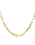 Vivian Grace Jewelry Necklace Small Link Gold-Filled Paperclip Chain