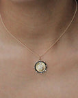 Vivian Grace Jewelry Necklaces Gold Gold Filled Crystal Snake Pendant