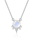 Vivian Grace Jewelry Necklaces Silver Ava Moonstone & Topaz Necklace