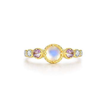 Vivian Grace Jewelry Ring 5 Luxe Moonstone Band