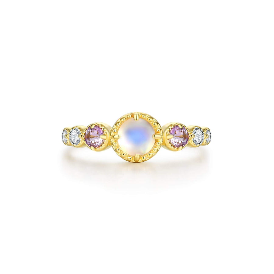Vivian Grace Jewelry Ring 5 Luxe Moonstone Band