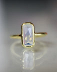 Vivian Grace Jewelry Ring 5 Moonstone Crystal Baguette Ring