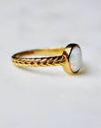 Vivian Grace Jewelry Ring 6 Braided Opal Ring