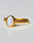 Vivian Grace Jewelry Ring 6 Braided Opal Ring