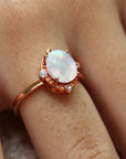 Vivian Grace Jewelry Ring Daphne Moonstone Ring