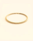 Vivian Grace Jewelry Ring Gold Filled Roped Stacking Ring
