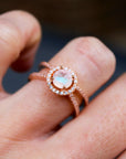 Vivian Grace Jewelry Ring Hallie Moonstone Ring