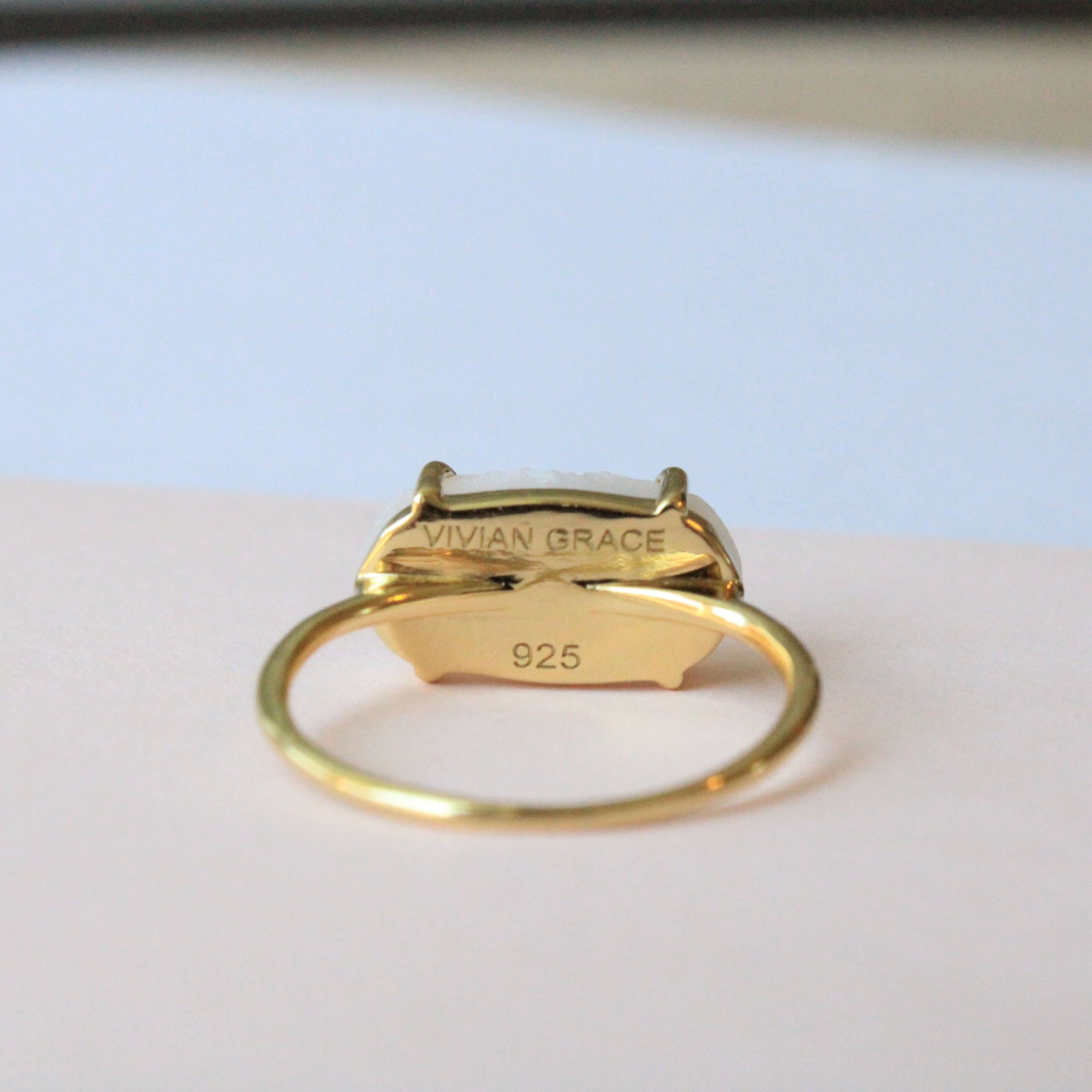 Vivian Grace Jewelry Ring Lara Druzy Ring