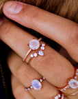 Moonstone Ring Set