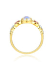 Vivian Grace Jewelry Ring Luxe Moonstone Band