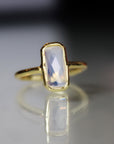 Vivian Grace Jewelry Ring Moonstone Crystal Baguette Ring