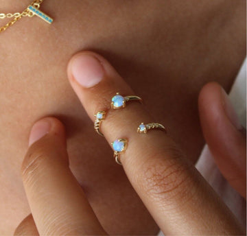 Vivian Grace Jewelry Ring Ocean Opal Ring