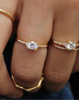 Vivian Grace Jewelry Ring Petite Dahlia Ring