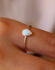 Vivian Grace Jewelry Ring Petite Opal Ring