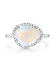 Vivian Grace Jewelry Ring Silver / 5 Skye Moonstone Ring