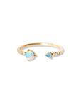 Vivian Grace Jewelry Ring Small (Ring Sizes 5-6) Ocean Opal Ring
