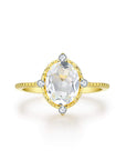 Vivian Grace Jewelry Rings Gold / 5 White Topaz Versailles Ring