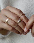 Gold Filled Stackable Rings