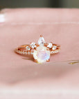 Vivian Grace Jewelry Rings Luxe Ava II Moonstone Ring Set