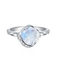 Vivian Grace Jewelry Rings Silver / 5 Luxe Freeform Moonstone Ring